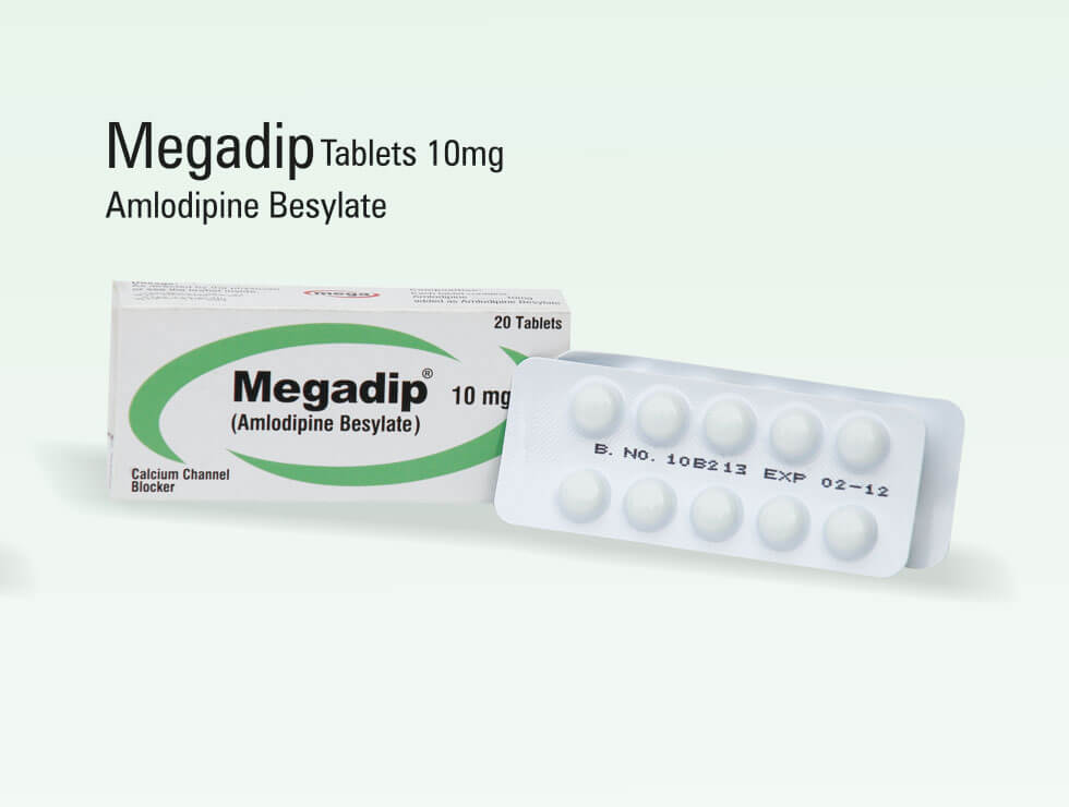Megadip – Amlodipine Besylate