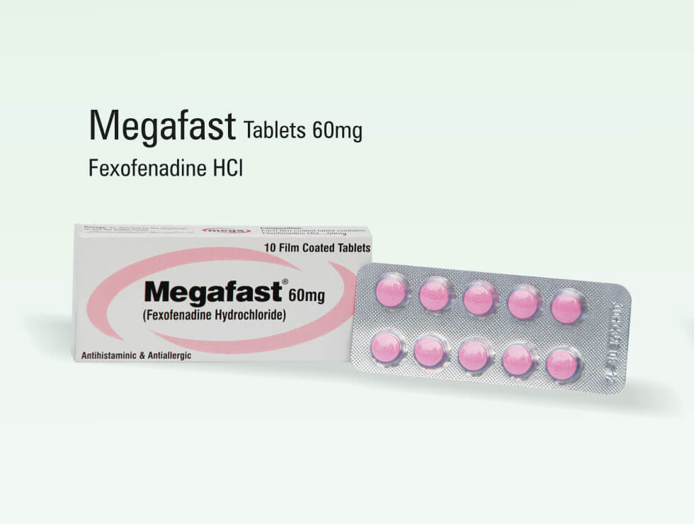 Megafast – Fexofenadine HCl
